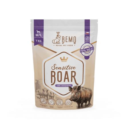 BEMO Sensitive with boar 1kg M/L