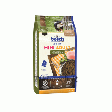 bosch MINI ADULT Poultry & Millet 1kg+1kg